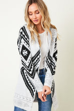 Ivory Black Aztec Sweater