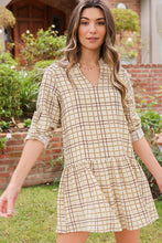 Fall Afternoon Plaid Dress