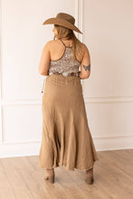 The Stella Brown Linen  Dress