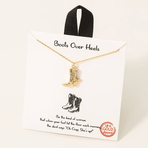 Gold Dipped  Pendant Necklace