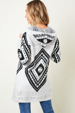 Ivory Black Aztec Sweater