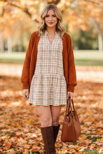 Fall Afternoon Plaid Dress